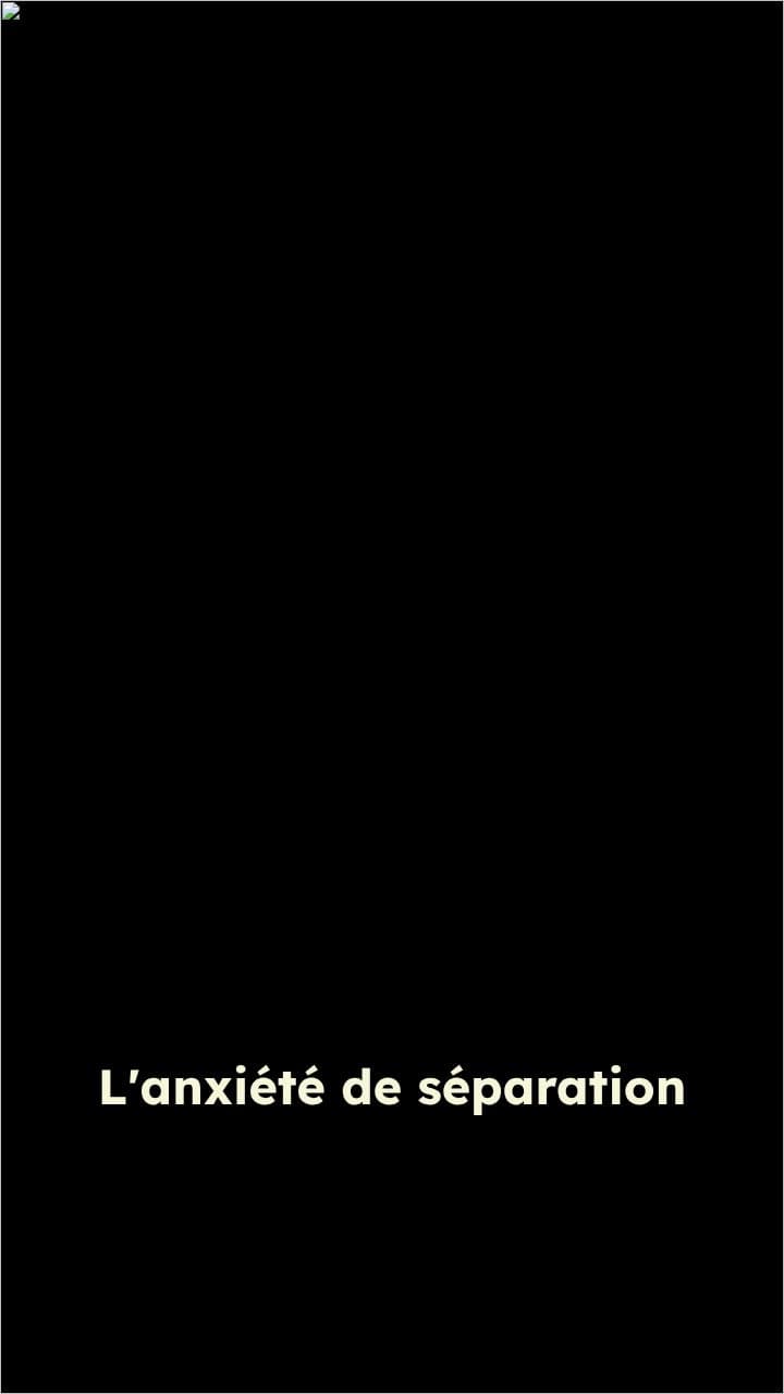 Anxiété de séparation à l'âge adulte