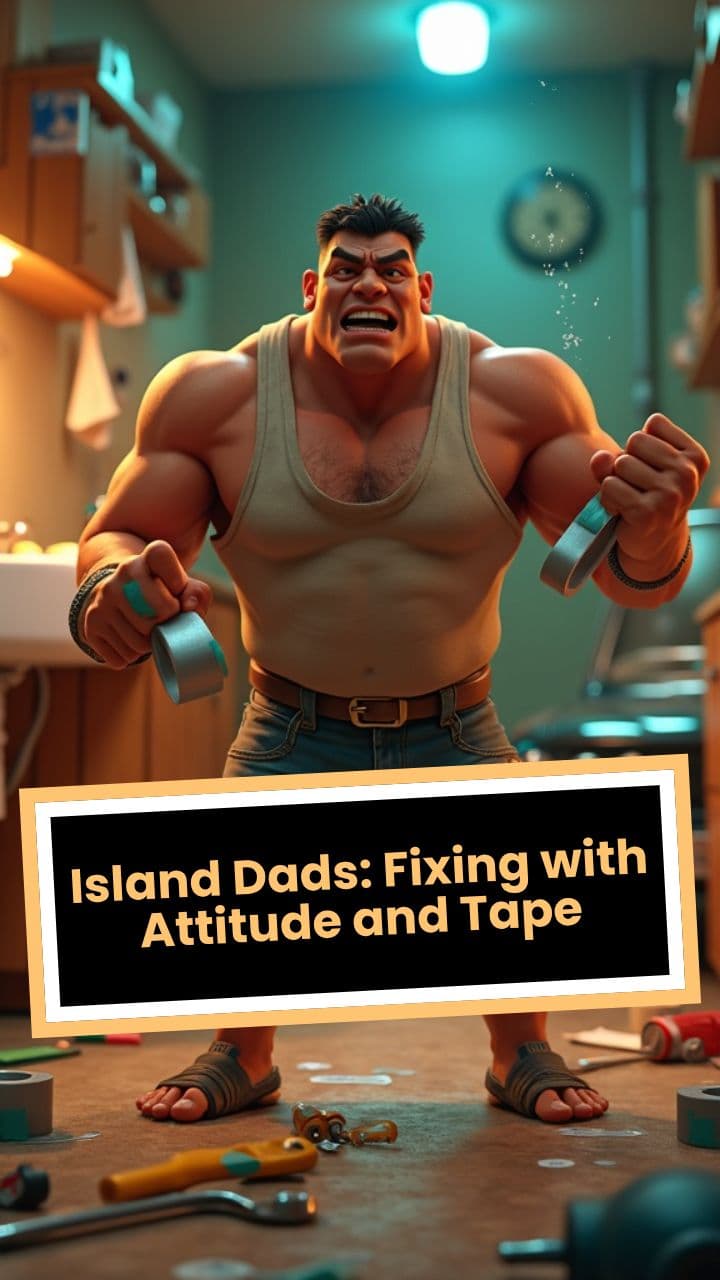 Island Dads: Fixing with Attitude and Tape