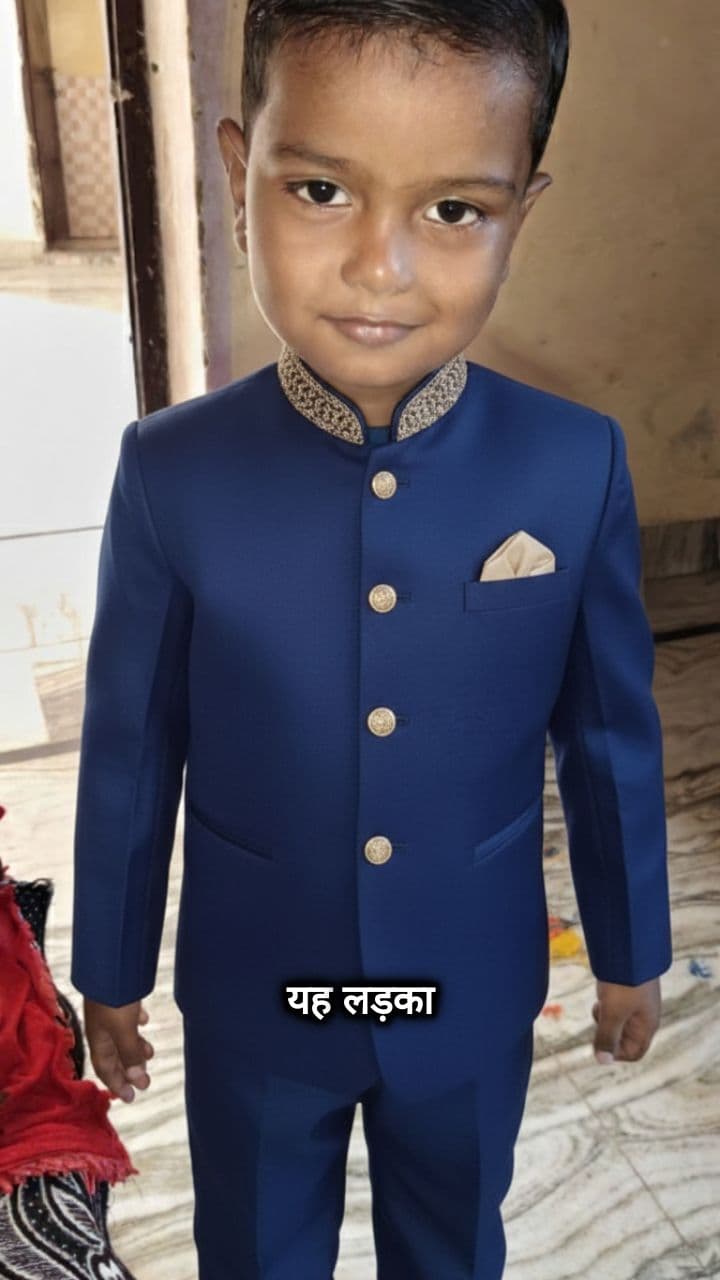 पाँच साल का फैशन जेंटलमैन