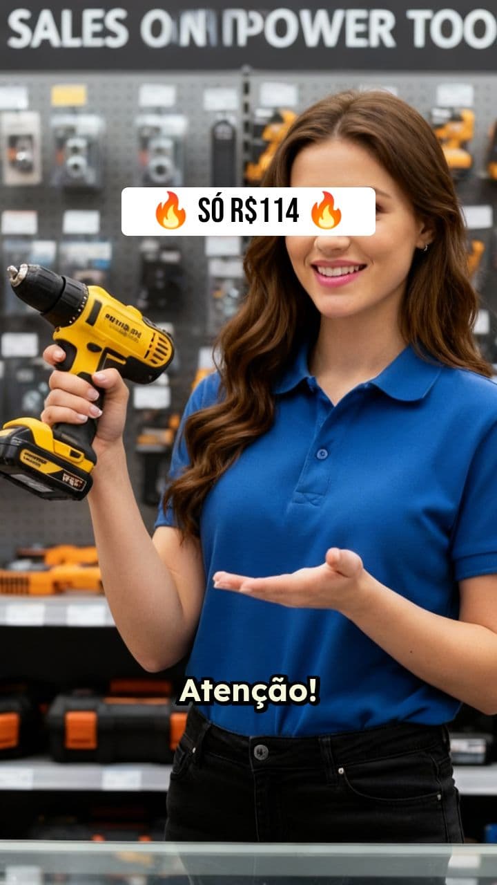 Promoção Parafusadeira TikTok Shop