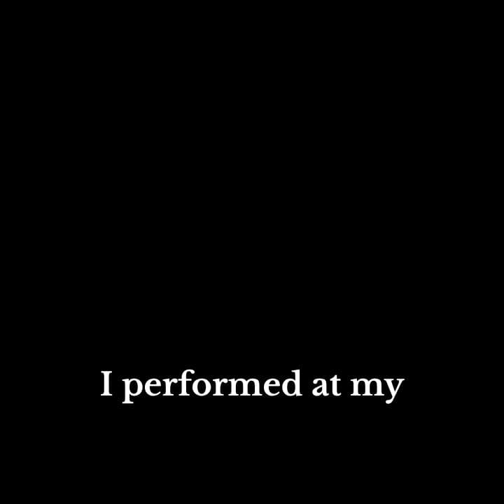 The Wedding Performance That Changed Everything