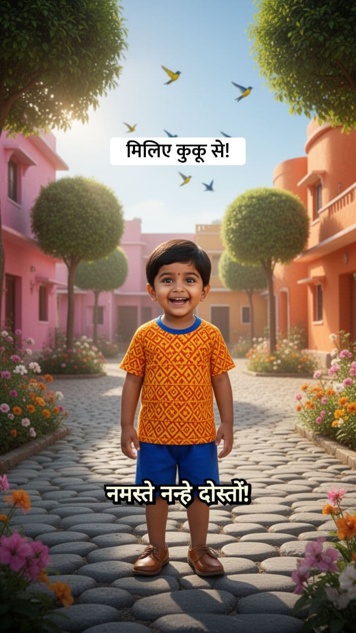 नन्हा कुकू और उसका प्यारा गाँव