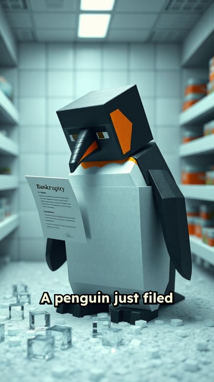 Penguin's Ice Trading Scheme Goes Awry