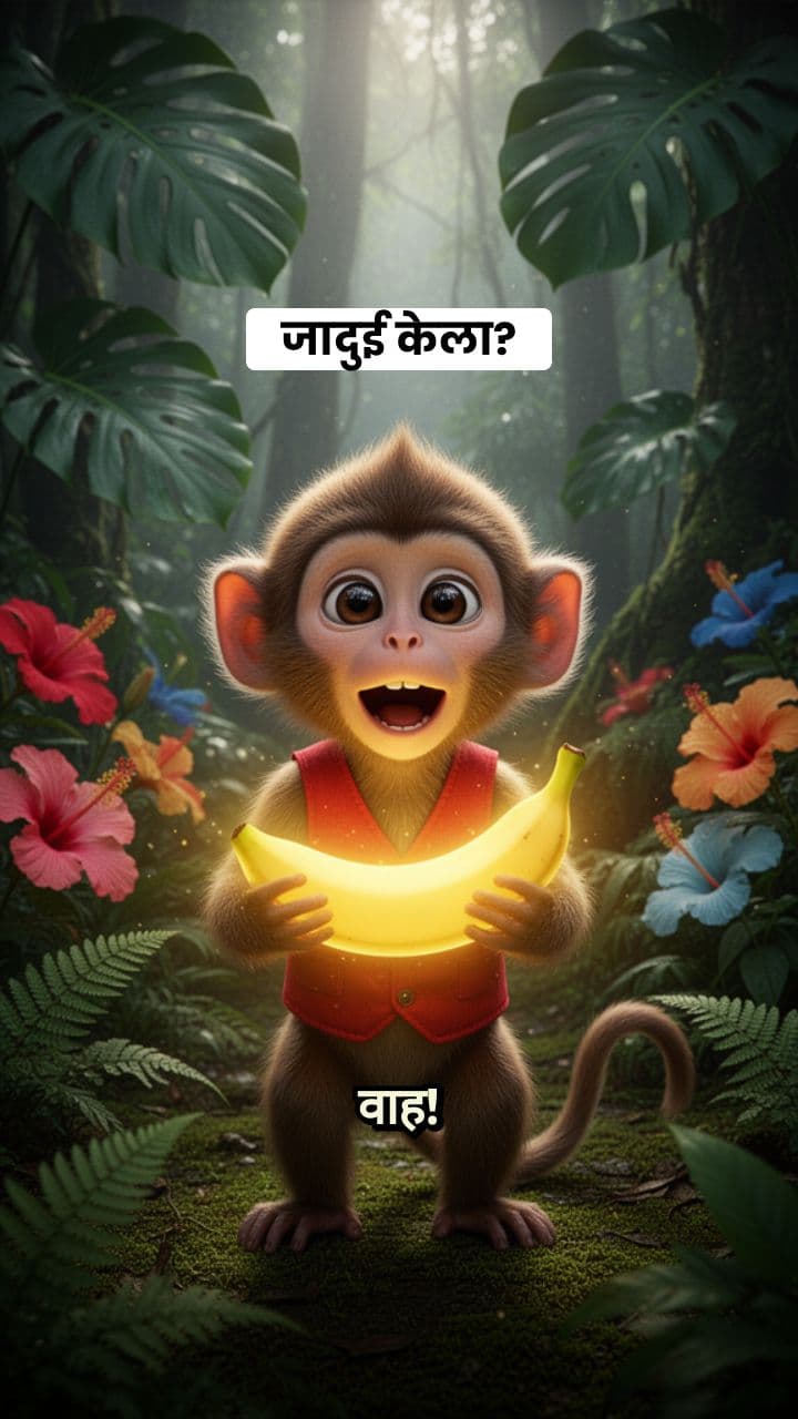 बिल्लू और जादुई केला