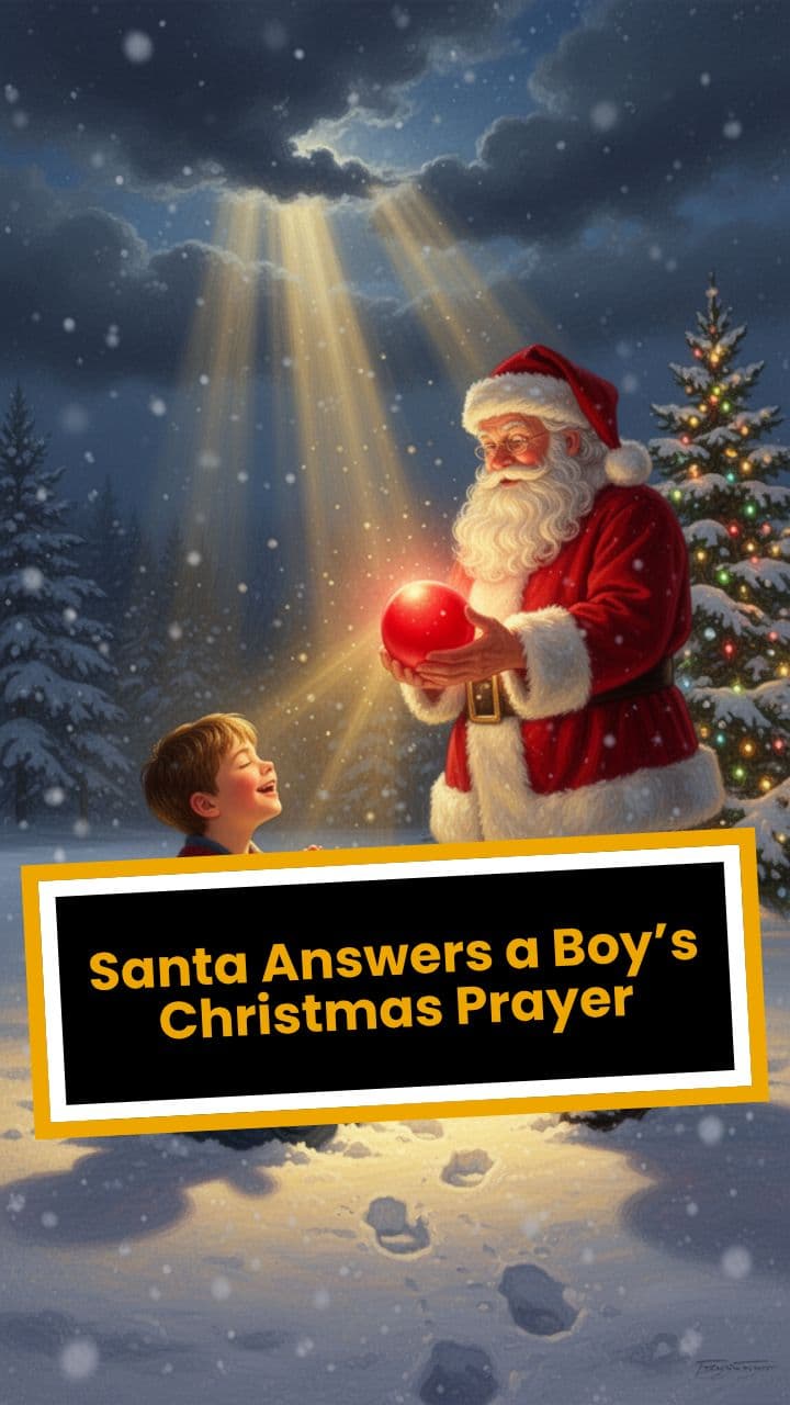 Santa Answers a Boy’s Christmas Prayer