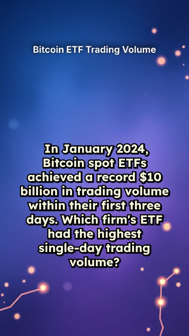 Bitcoin ETF Trading Volume