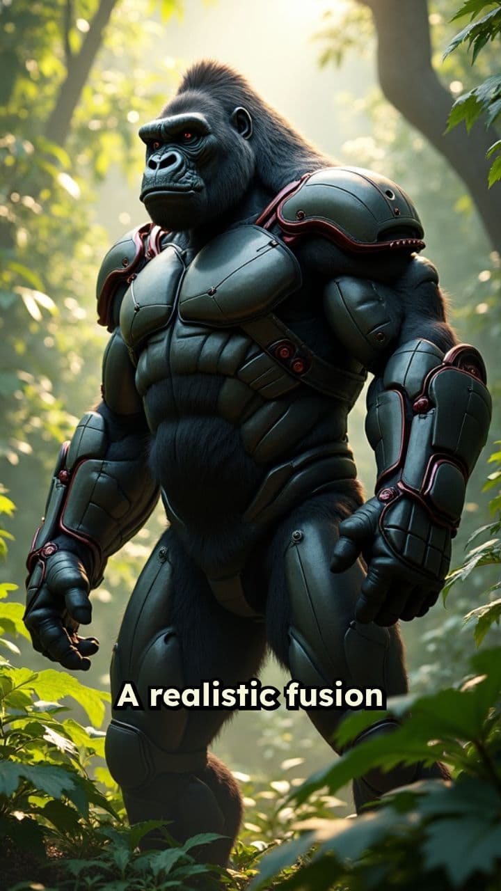 Gorilla Iron Warrior: Strength in Armor