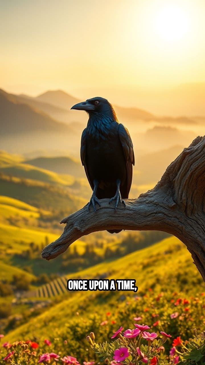 The Clever Crow and the Pot