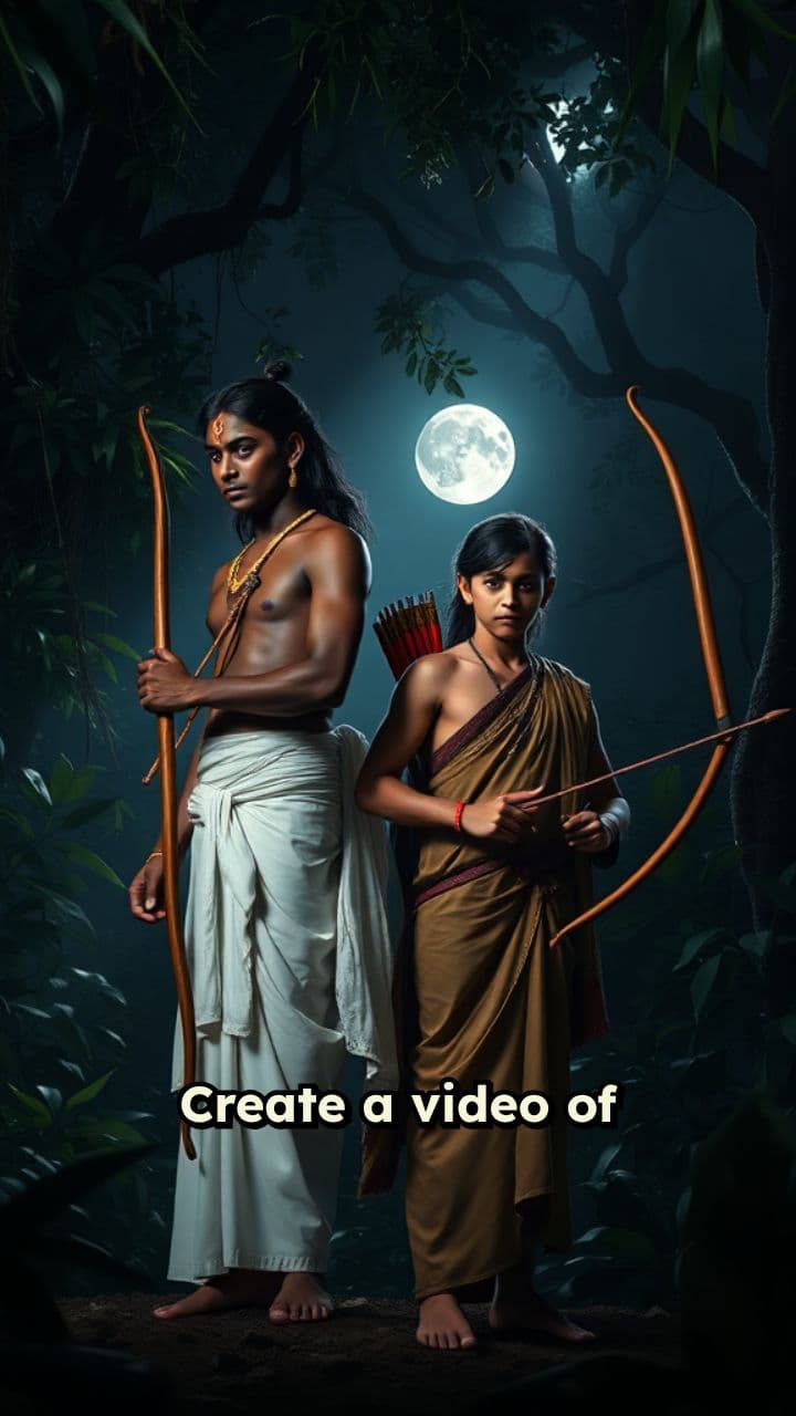 Rama's Night Search for Sita