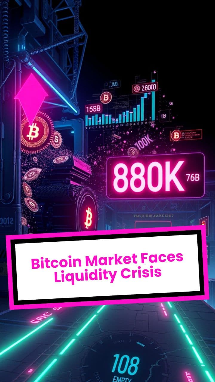 Bitcoin Market Faces Liquidity Crisis