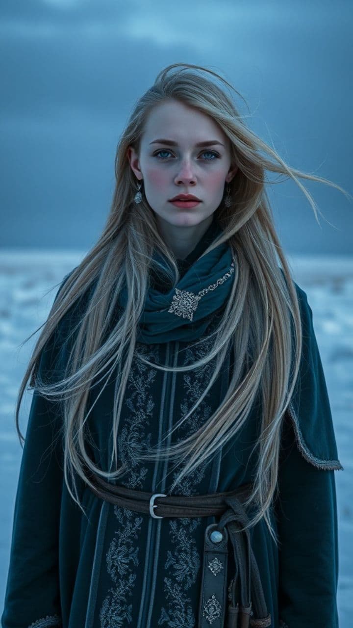 Белогривый огонь в метели