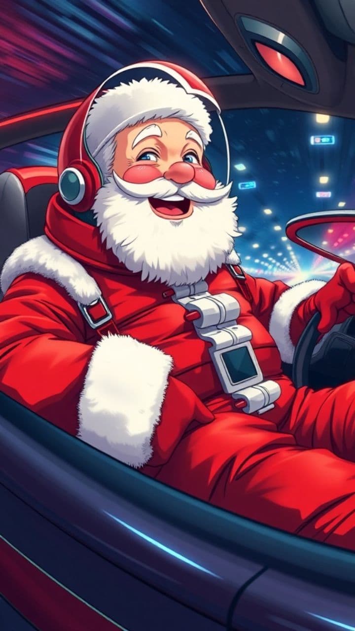 संता की पार्टी का जश्न