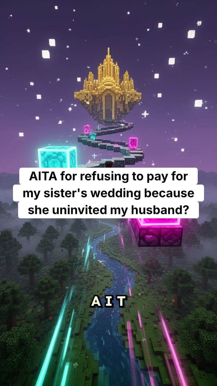 AITA for Canceling my Sister's Wedding Venue Payment