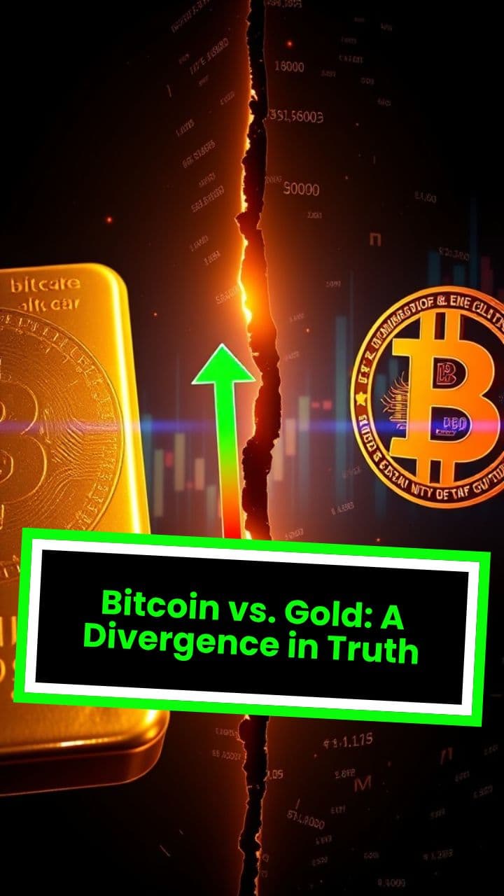 Bitcoin vs. Gold: A Divergence in Truth