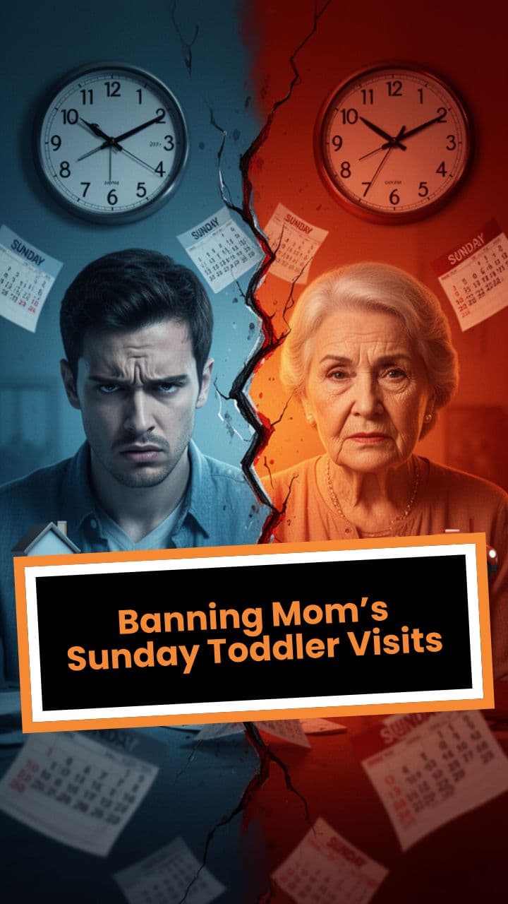 Banning Mom’s Sunday Toddler Visits