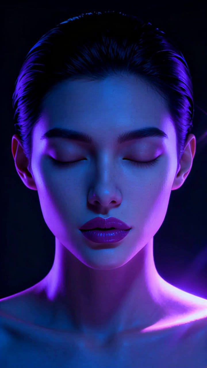 Ultraviolet Melting Portrait