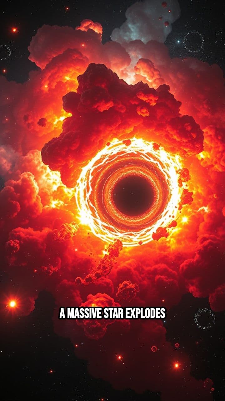 Supernova to Black Hole: A Cosmic Transformation