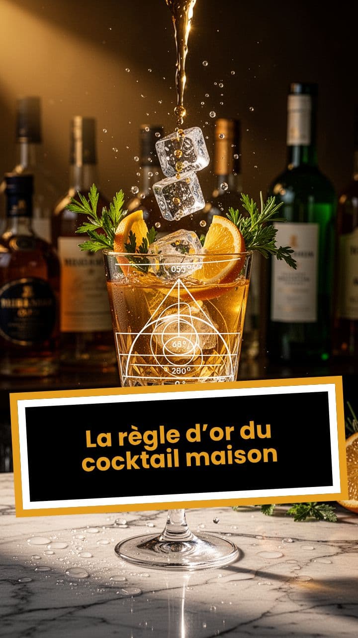 La règle d’or du cocktail maison