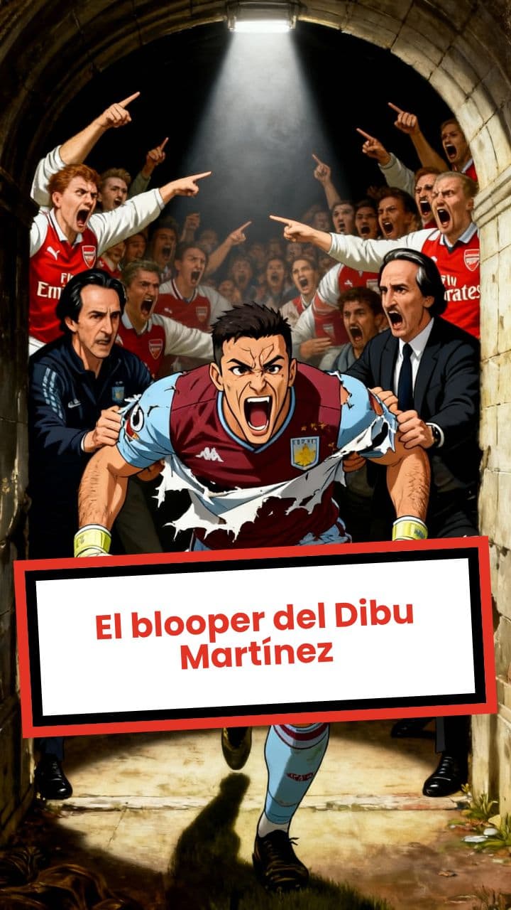 El blooper del Dibu Martínez