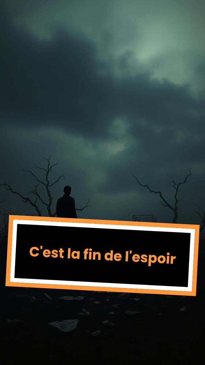C'est la fin de l'espoir