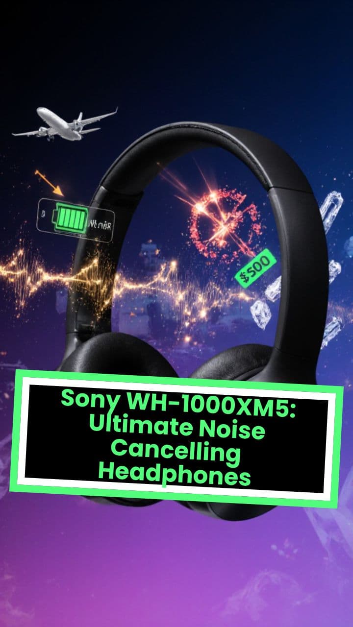 Sony WH-1000XM5: Ultimate Noise Cancelling Headphones
