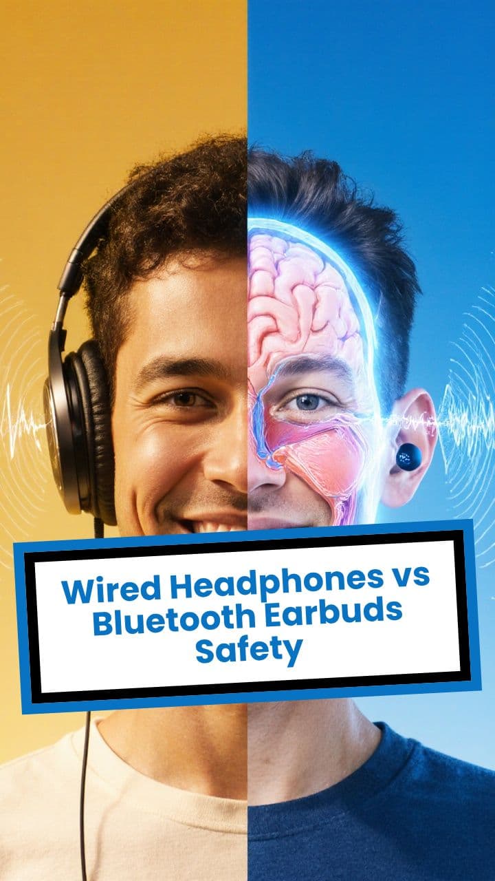 Wired Headphones vs Bluetooth Earbuds Safety