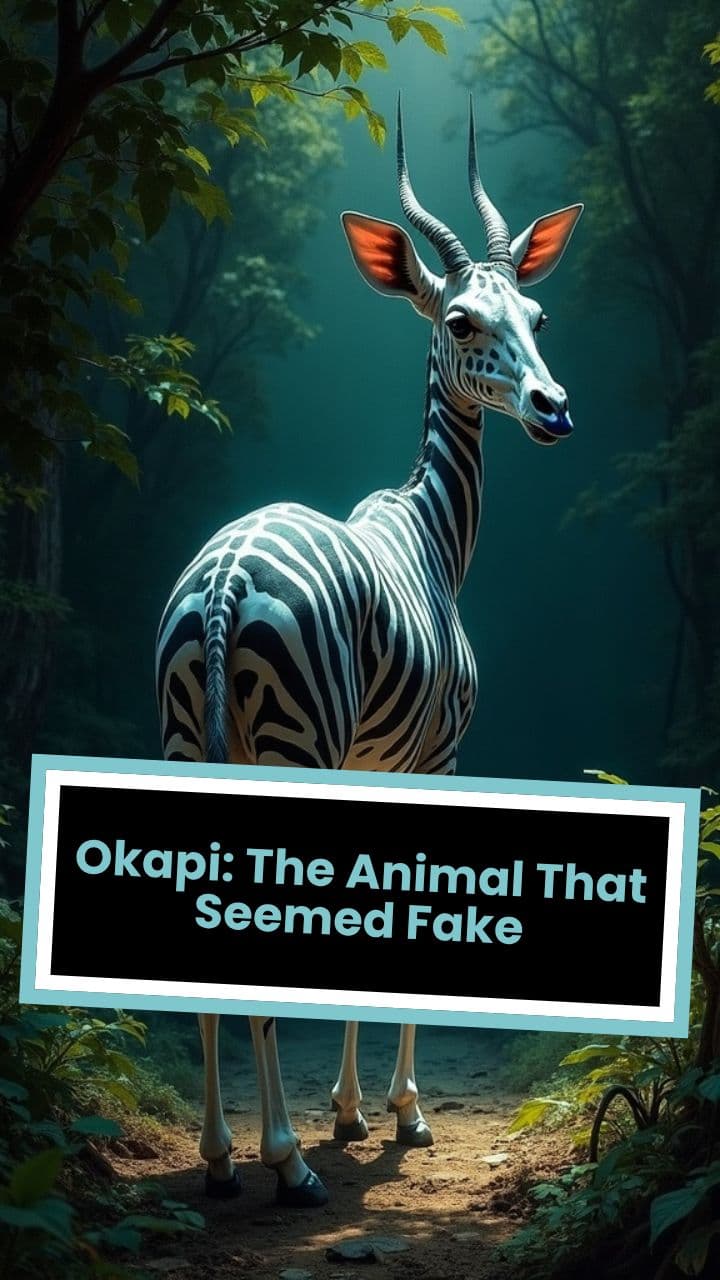 Okapi: The Animal That Seemed Fake