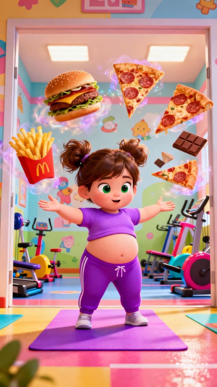 Lulu's Gym Adventure: Food Dreams
