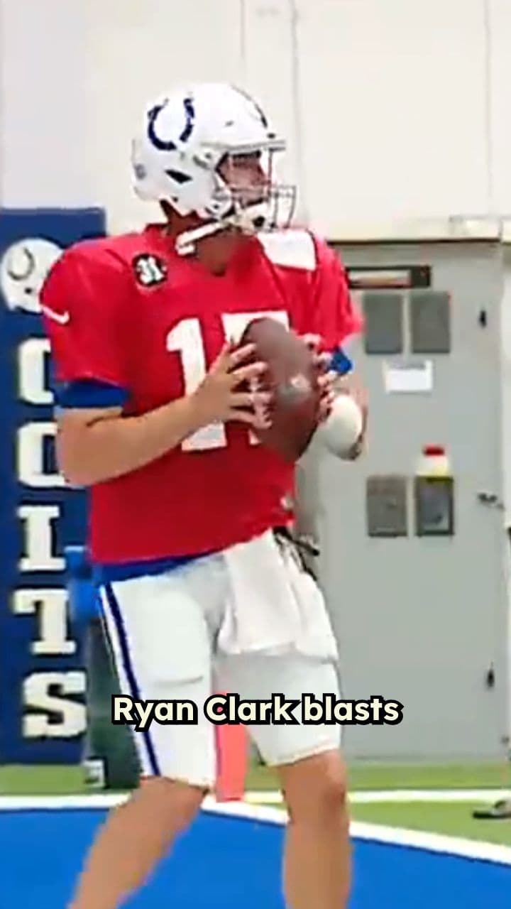 Clark Criticizes Colts' Choice of Rivers