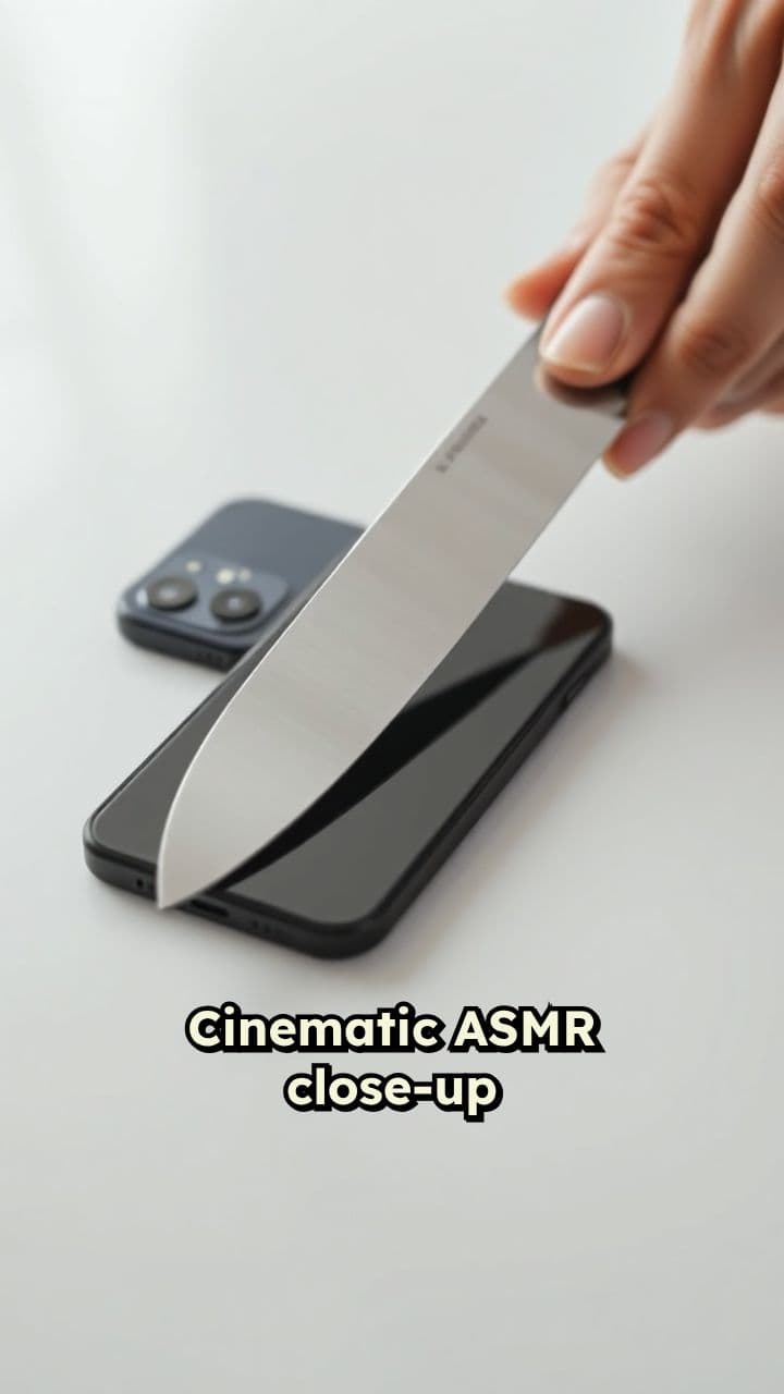 Slicing an iPhone: ASMR Experience