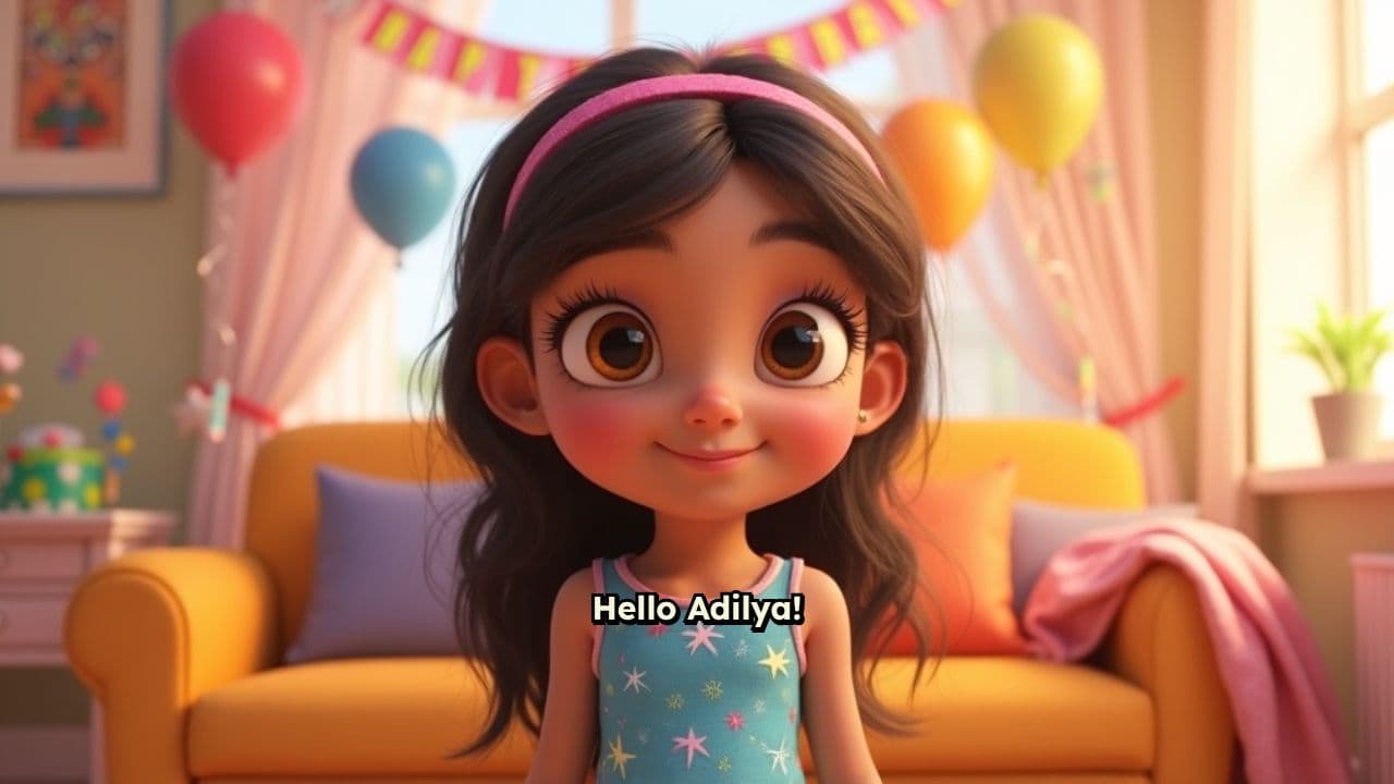 Happy Birthday, Adilya!