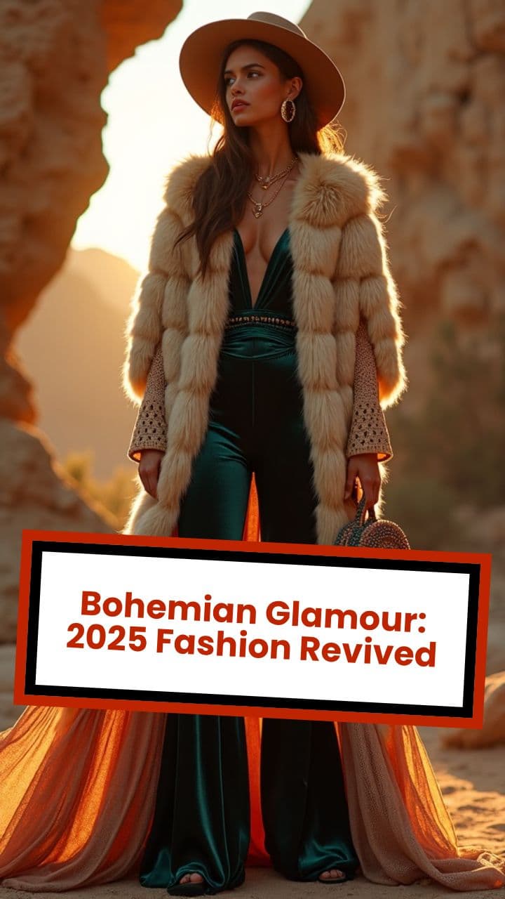 Bohemian Glamour: The ’70s-Inspired Trend Defining 2025 Fashion