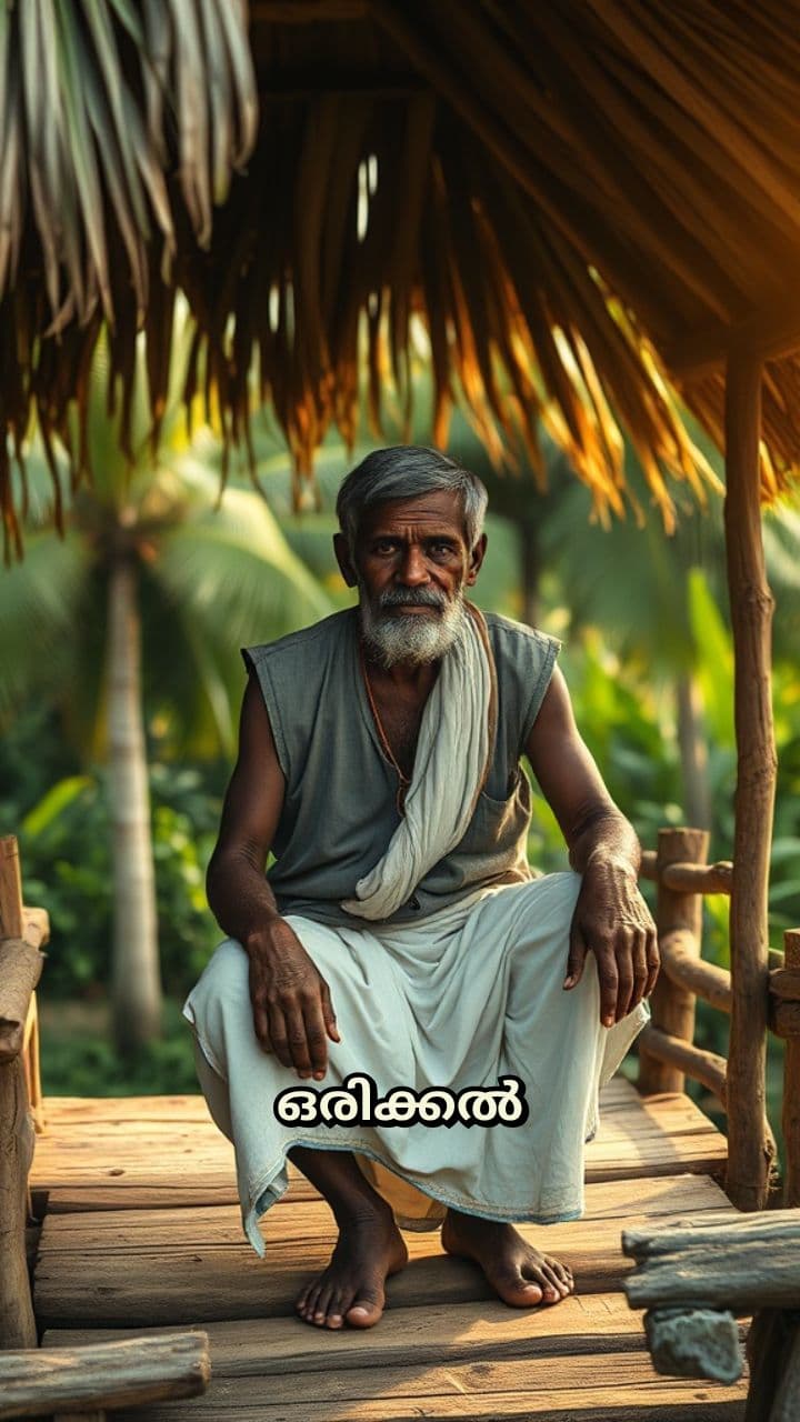 കർഷകനും പ്രാവും കശുമാവും