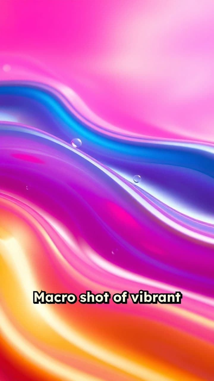 Vibrant Liquid Waves