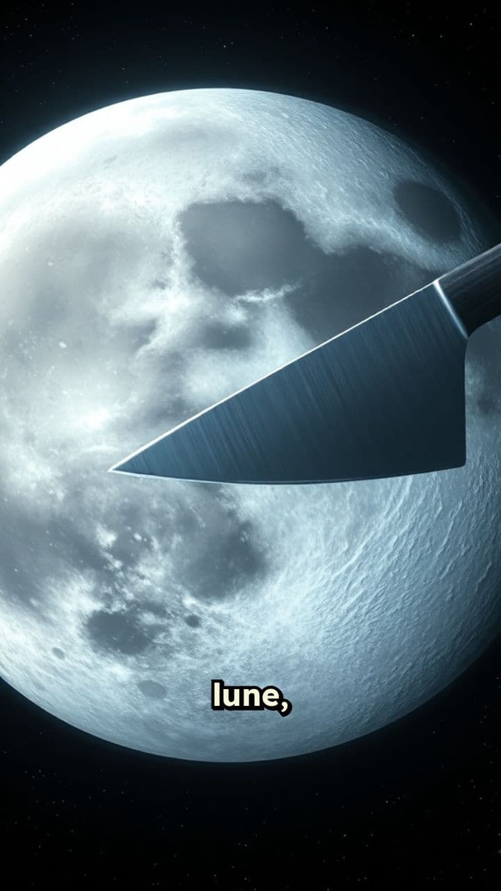 Satisfying Moon Cutting ASMR