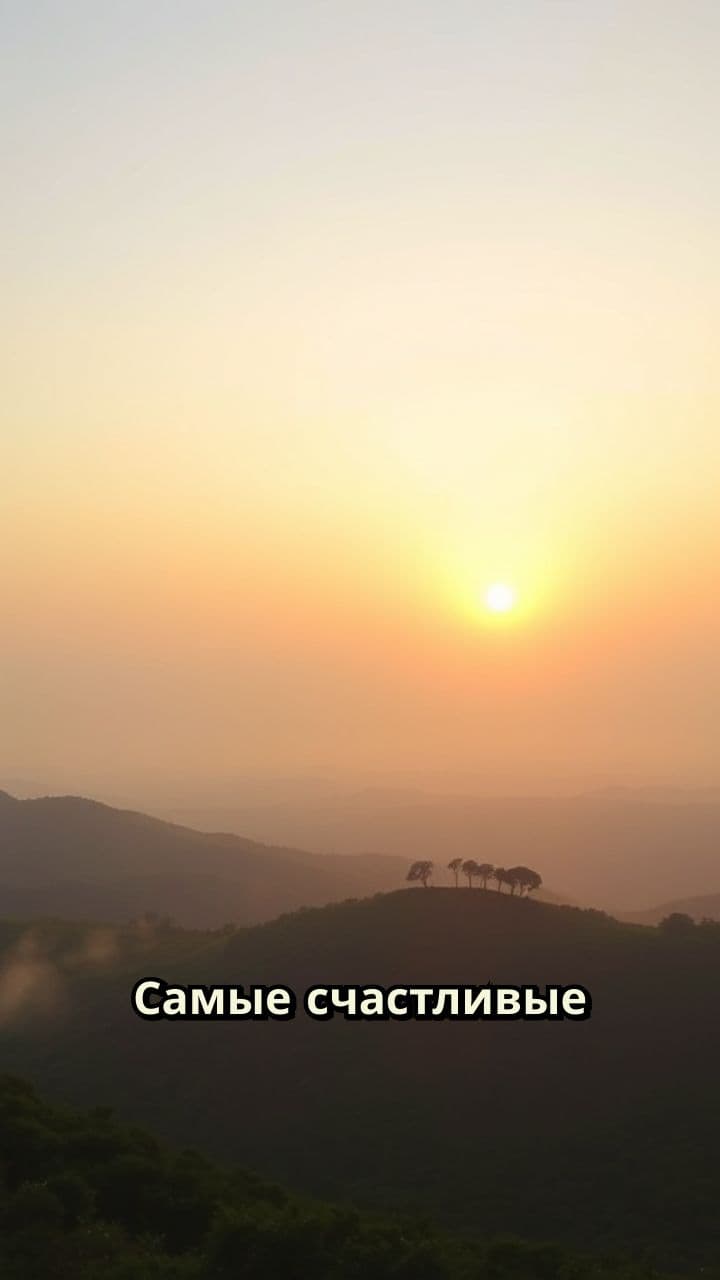 Счастливый день рождения на рассвете