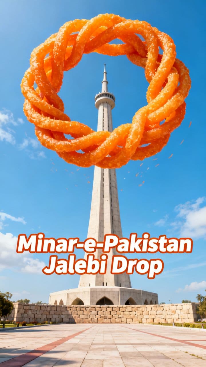 Minar-e-Pakistan Jalebi Drop