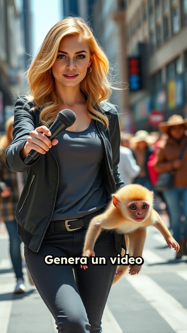 Entrevista inesperada con un mono