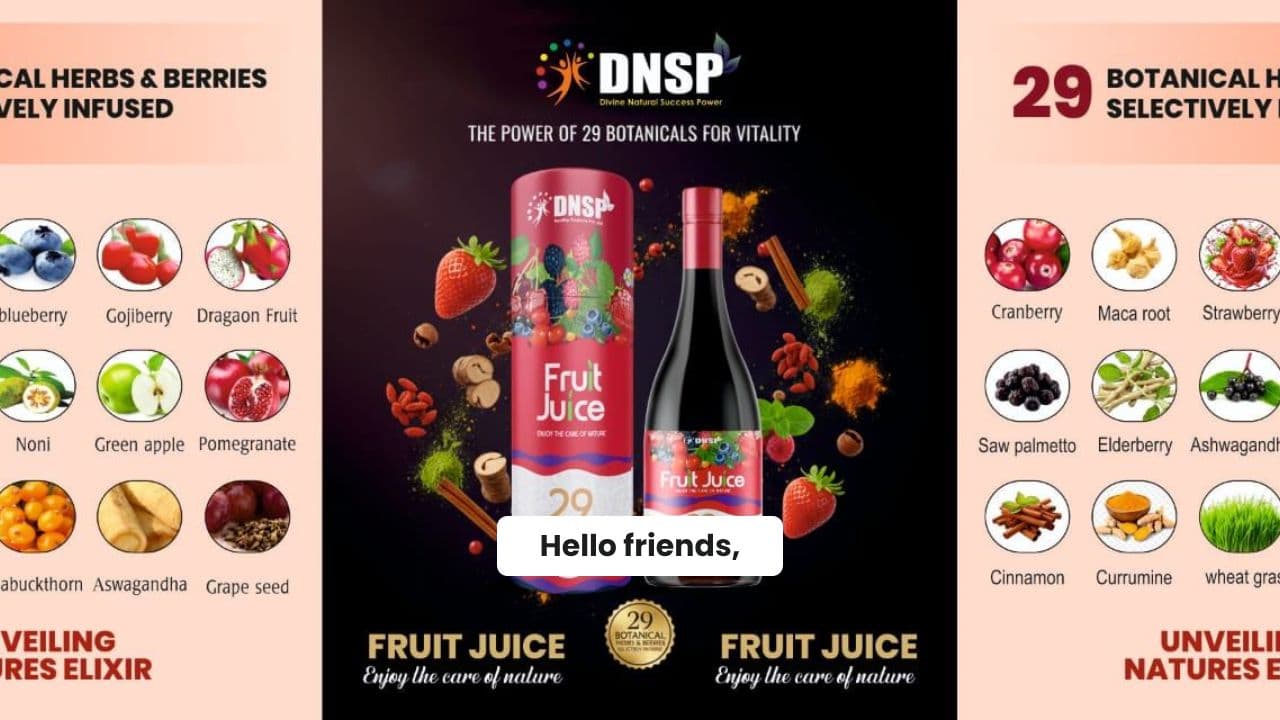 डीएनएसपी हेल्दी फ्रूट जूस