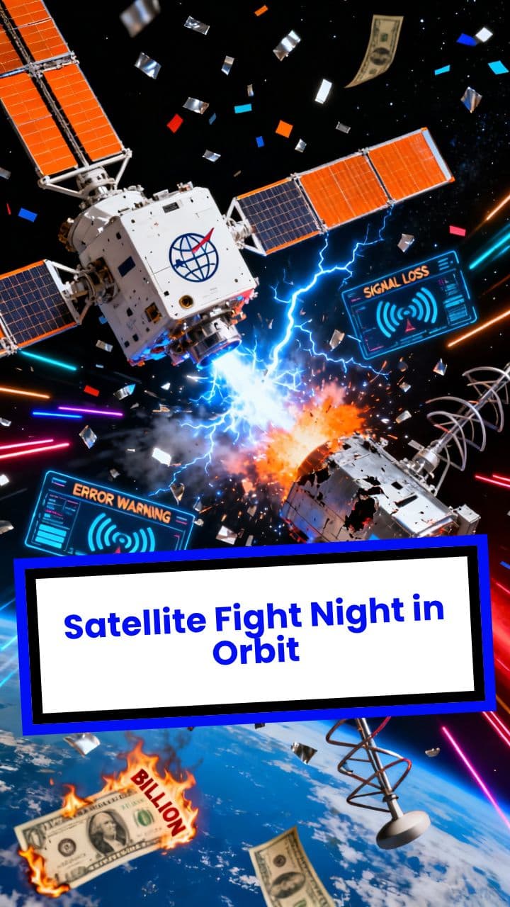 Satellite Fight Night in Orbit