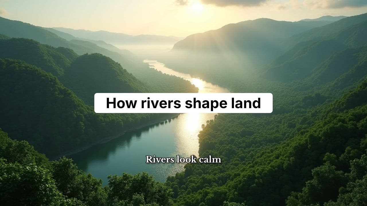 The Secret Life of Rivers — How Water Shapes Landscapes Over Thousands of Years | RapidSmartFacts