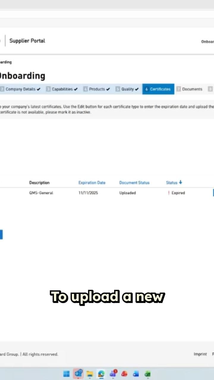 Certificate Upload and Renewal Instructions