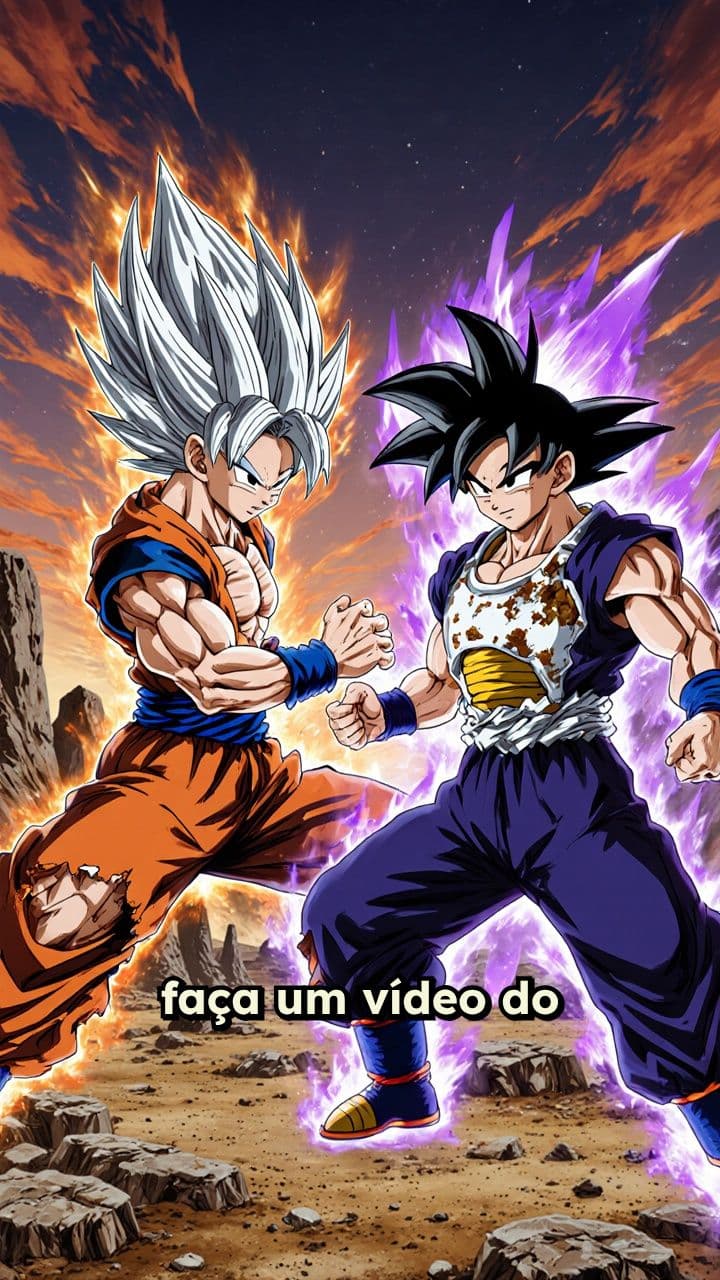 Fusão Goku e Vegeta: Ondas de Choque