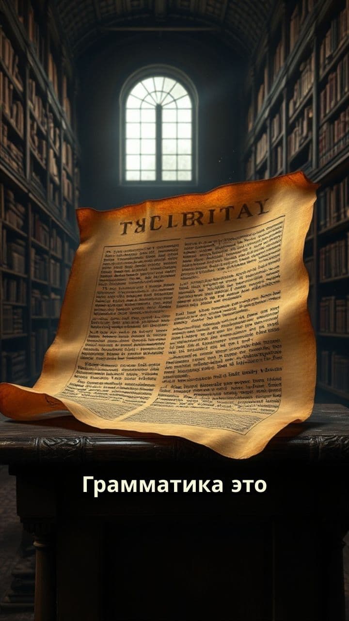 Важность грамматики в языке