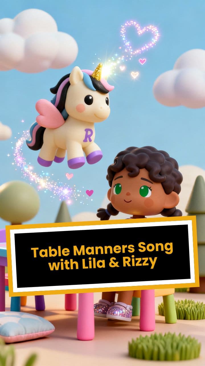 Table Manners Song with Lila & Rizzy