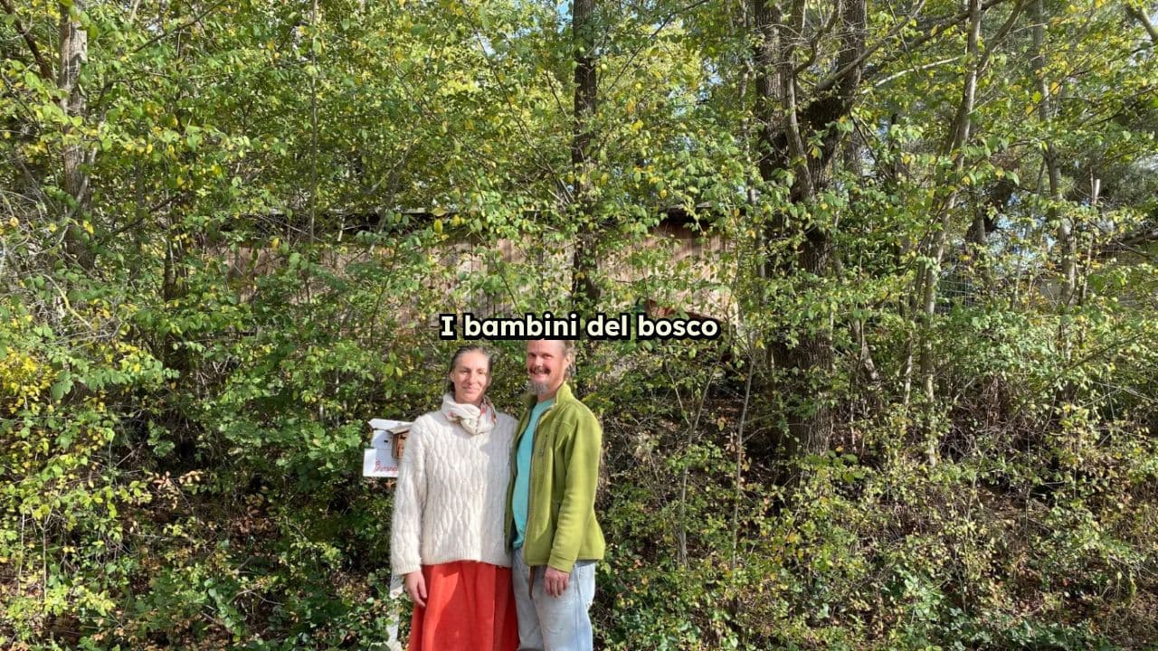 La famiglia del bosco separata dai figli