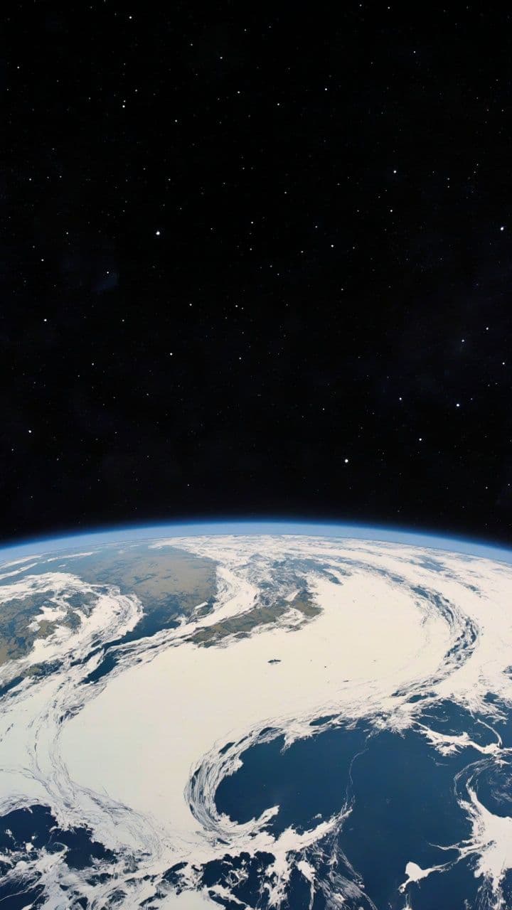 Im Orbit, tausend Meilen fern