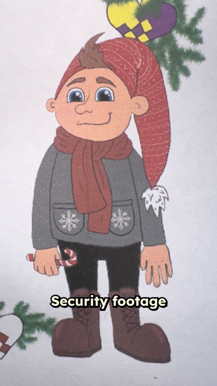 Elf Encounter at the North Pole