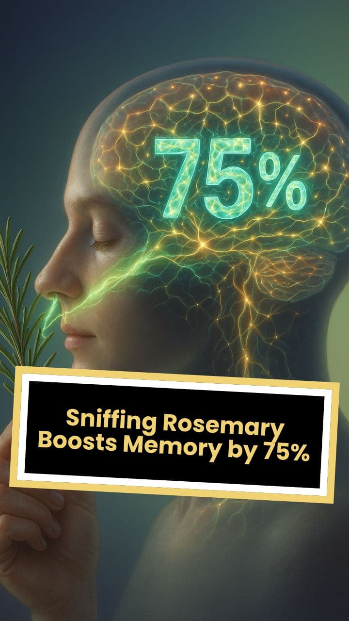 Sniffing Rosemary Boosts Memory by 75%