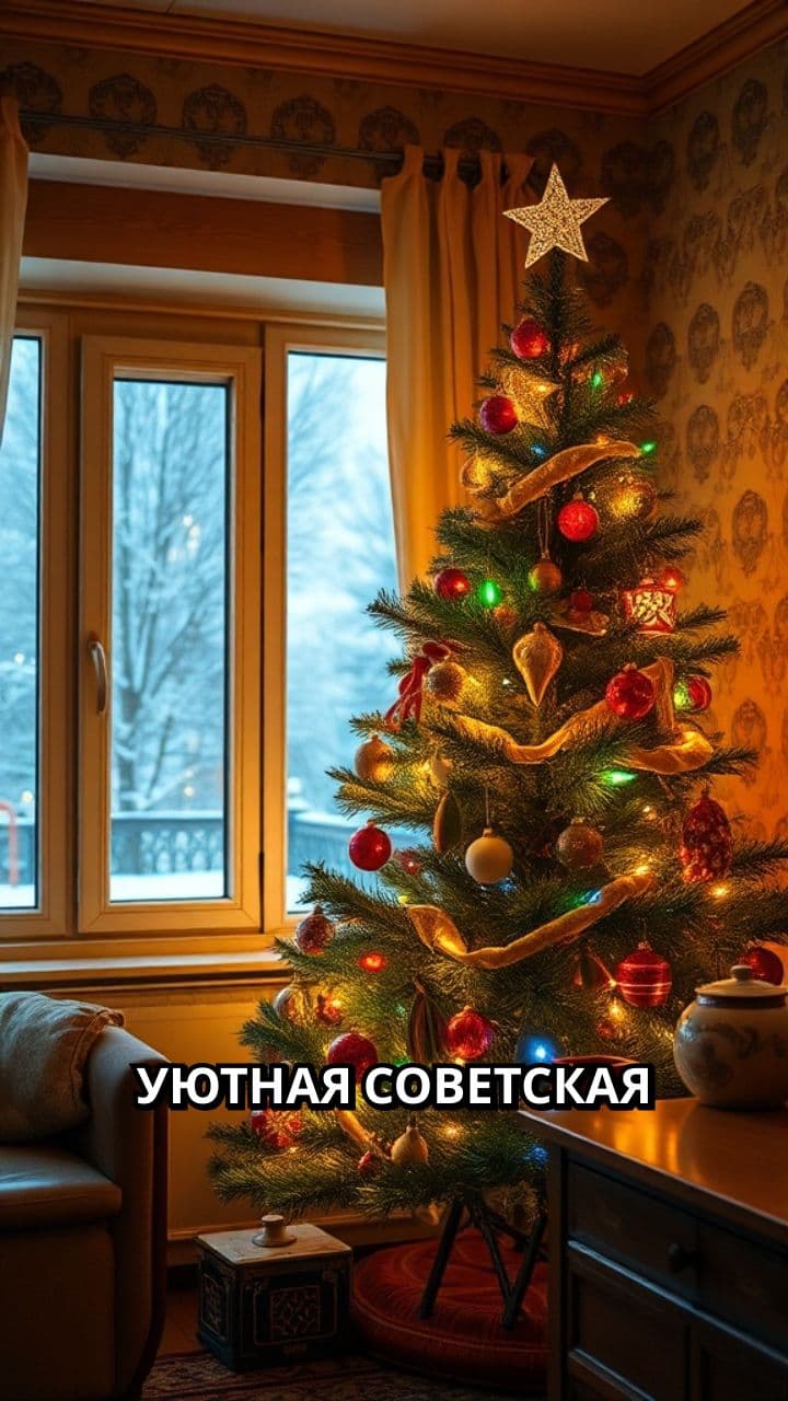 Новый год в советской квартире
